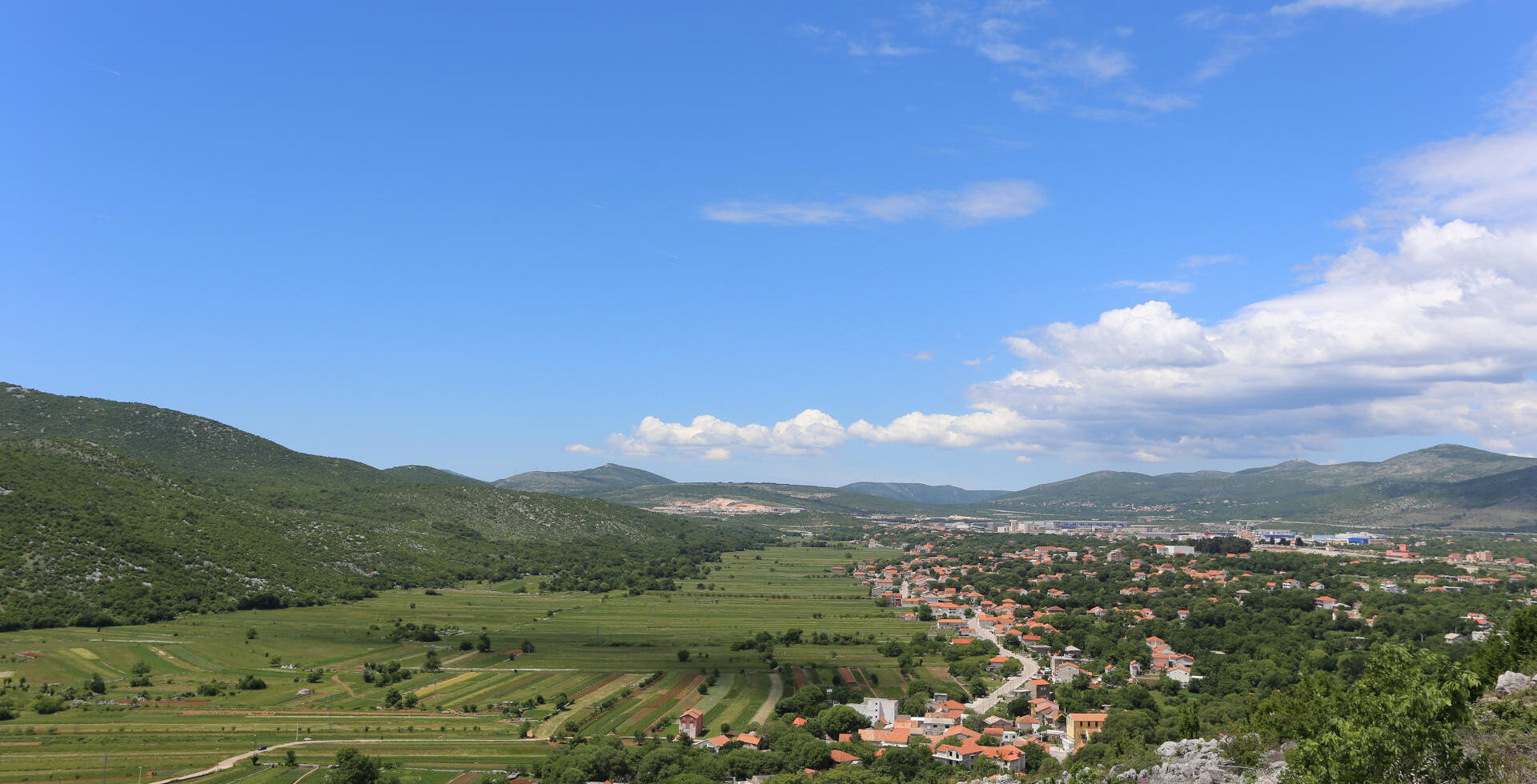 Dugopolje panorama, Dalmatian Hinterland, Central Dalmatia