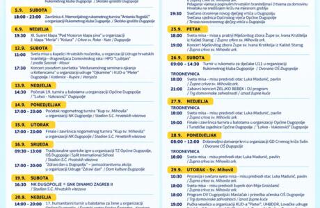 Program proslave Dana Općine Dugopolje