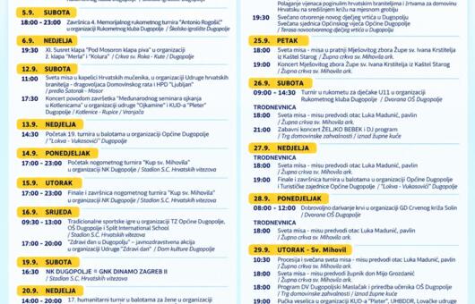 Program proslave Dana Općine Dugopolje